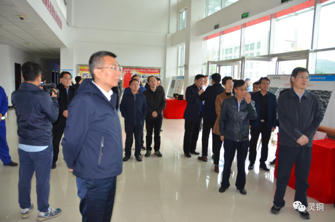 三门峡市委常委,统战部长张松林一行到朝辉铜业参观调研