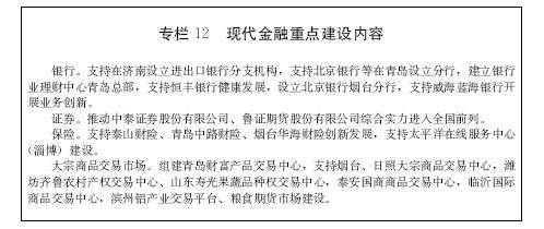 【政策】山東省新舊動能轉換重大工程實施規劃發布（附全文）