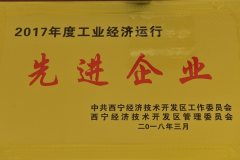 黃河鑫業公司榮獲“工業經濟運行先進企業”榮譽稱號