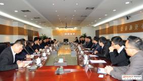 工银亚洲副行政总裁唐希强一行到陕西有色走访交流