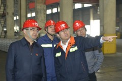 陳兆超副市長調研黃河鑫業公司企業用工和就業培訓情況