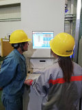 昆山鋁業雙面檢品機進入調試和試運行階段