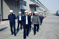 中國有色金屬加工工業協會領導一行蒞臨天津金鵬鋁材參觀考察