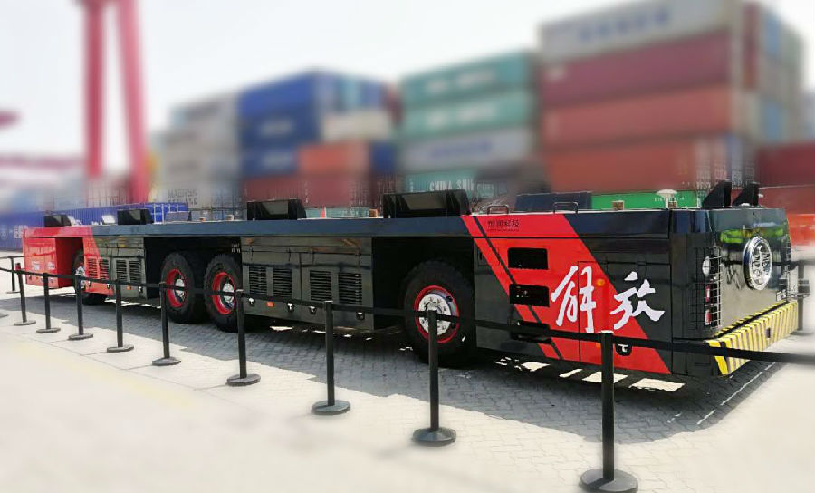 忠旺助力一汽解放無人智能物流車輕裝上路