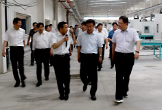 安陽市市長王新偉蒞臨林豐鋁電公司調研鋁車輪項目