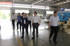 云梦县县委书记郭国文一行来中金资源考察