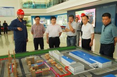 国家电投国际业务部人员到黄河上游水电新能源分公司调研