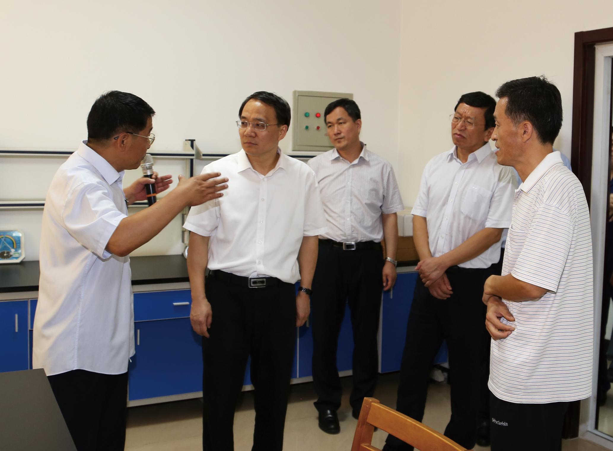 市委常委、组织部部长朱开国一行来山东方圆有色调研