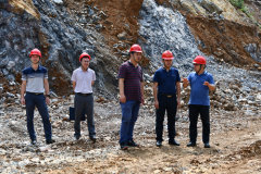 广投银海铝公司领导到强强碳素公司检查四期项目建设工作