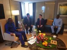 中色王宏前總經理拜會幾內亞總統孔戴