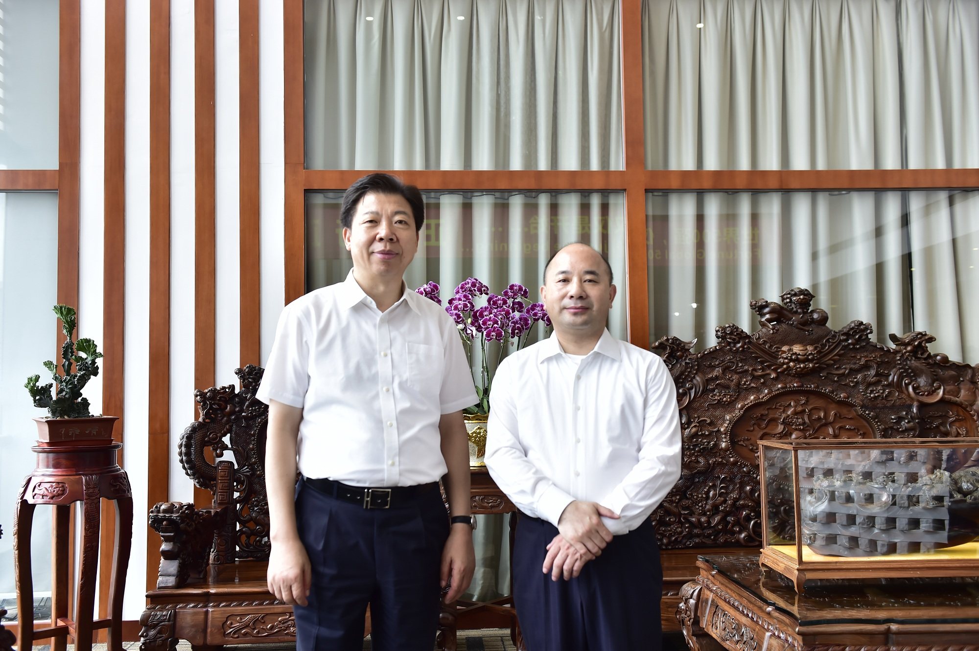 株洲市委书记毛腾飞率团莅临正威集团深圳总部考察调研