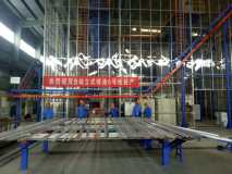 安徽科藍特鋁業自動立式噴塗生產線順利投產
