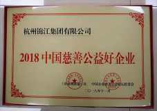 杭州锦江集团获评“2018中国企业慈善公益500强”第176位