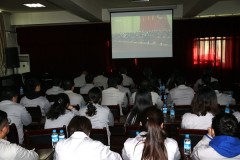 美鑫公司組織集中觀看慶祝改革開放40周年大會直播