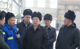 内蒙古自治区党委常委、常务副主席马学军率队调研东方希望固阳项目
