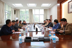 廣西工業技師學院曾繁京到百礦集團公司洽談校企合作
