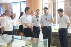 绵阳市涪城区政协党组书记、主席张晓丰一行到中金资源参观考察