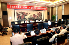 中国有色集团召开2019年二季度境外出资企业生产经营调度会