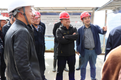 甘孜州国资委主任赴中咀铜矿建设项目视察工作