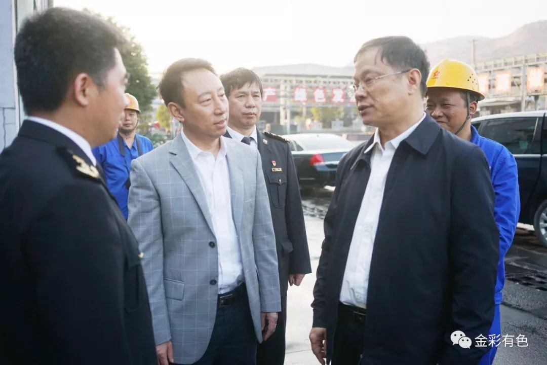 武汉海关领导到大冶有色公司调研
