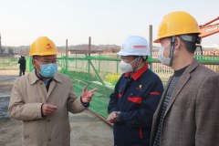 市长胡启生到铜陵有色铜冠建安公司调研