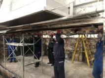 西北鋁熔鑄制造部2#熔煉爐組開始拆爐大修