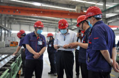 中国有色集团王彤宙董事长到中色特材开展工作调研