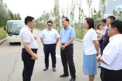内蒙古自治区贸促会党组成员、副会长卫红一行深入蒙泰集团调研