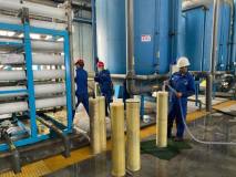 五鑫銅業動力廠水處理工段清洗反滲透系統RO膜