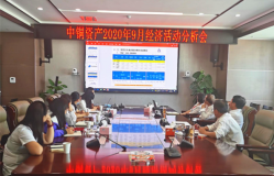 中国铜业公司召开2020年9月经济活动分析会