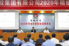 湖南有色2020年精细化管理现场推进会在五矿铜业召开