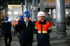 中国黄金集团内蒙古矿业有限公司到多宝山铜业调研