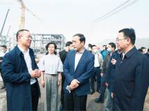 湖北省副省长赵海山到公司40万吨高纯阴极铜项目现场调研