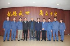 中國工程院院士何季麟蒞臨龍鼎鋁業調研指導工作