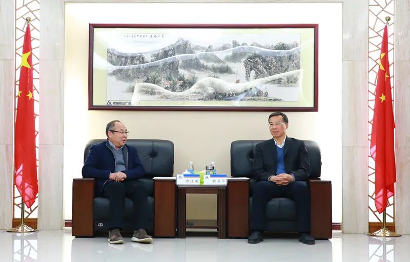長沙有色冶金設計研究院執行董事廖江南到訪平果鋁