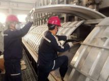 中铝青海分公司电解厂圆满完成电解槽集气罩改造项目