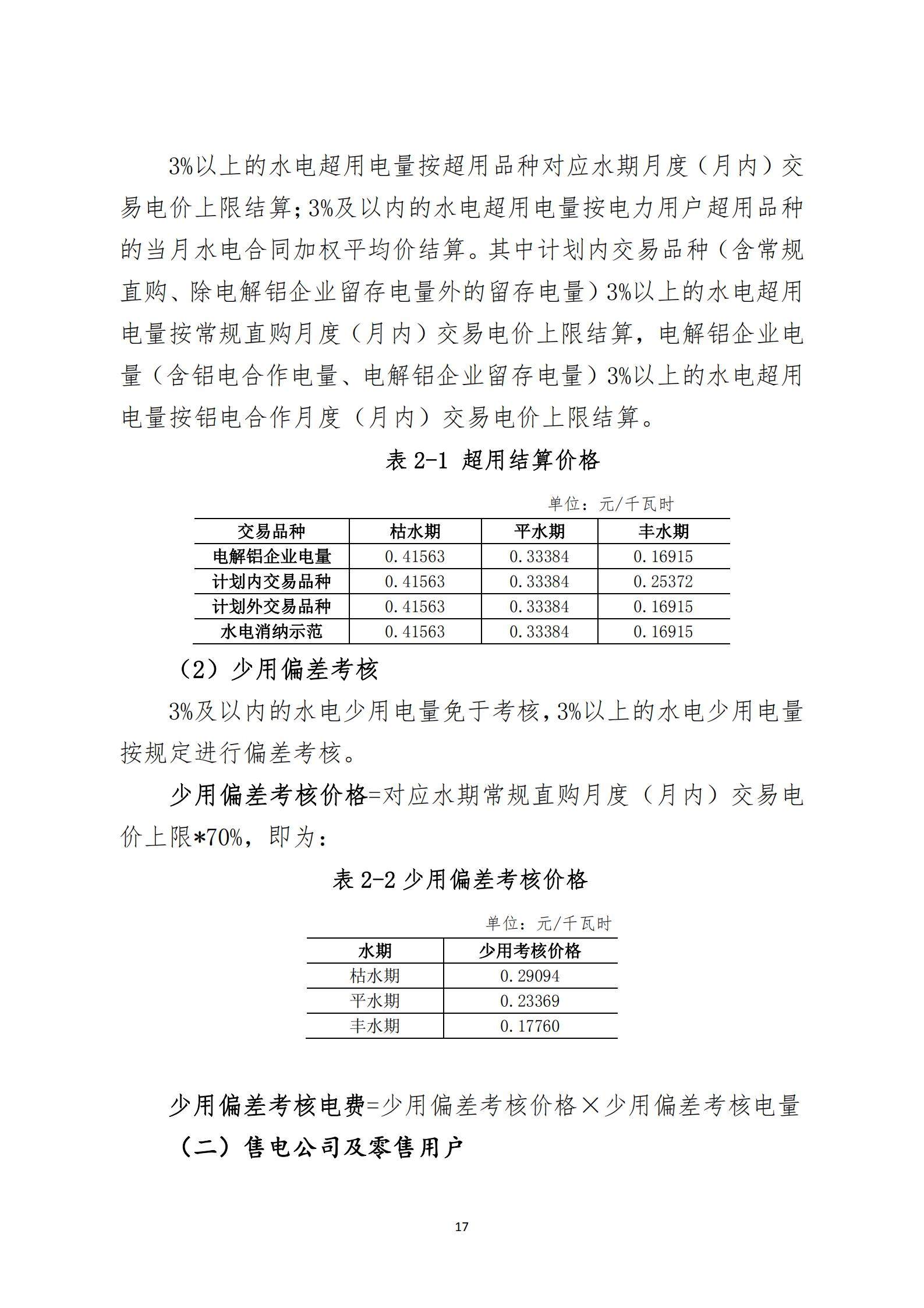 四川2021年电力市场结算细则及结算案例出炉（内含铝电）