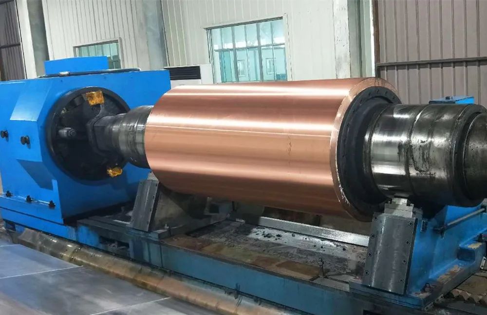 天成彩铝公司铸轧铜辊套应用研究取得阶段性进展