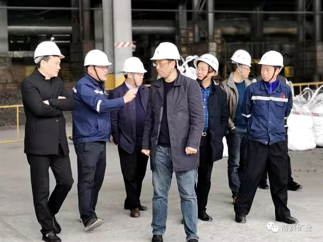 涪陵区副区长胡涛一行前往大朗冶金公司现场检查安全生产工作