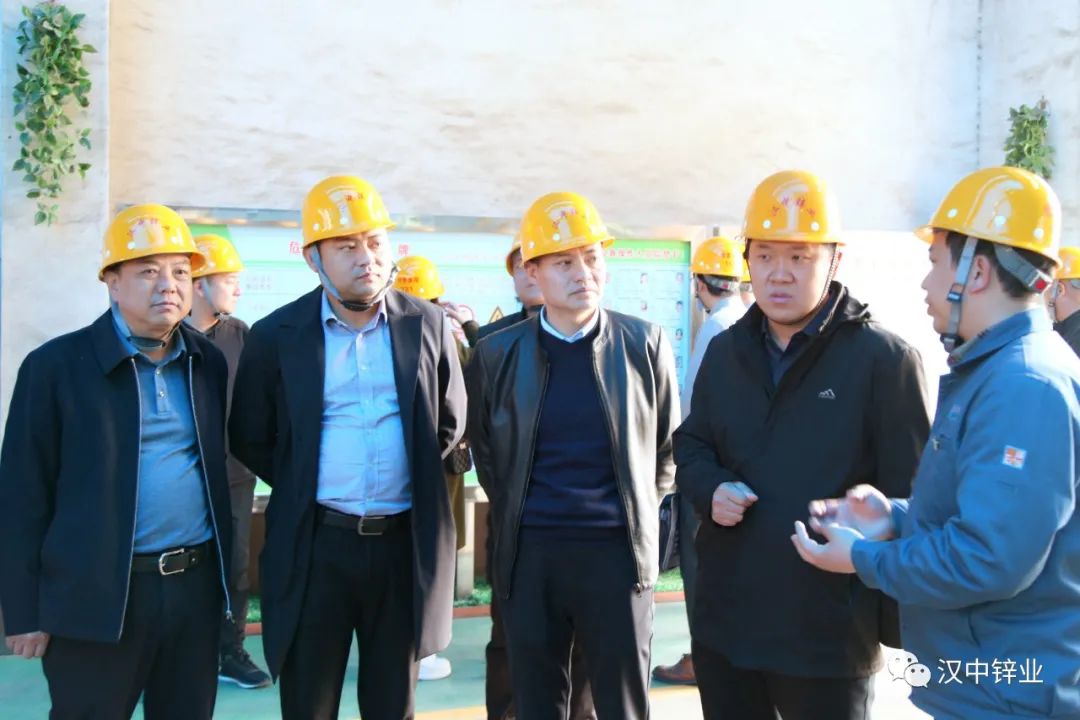 商洛市生态环境局领导到汉中锌业考察调研