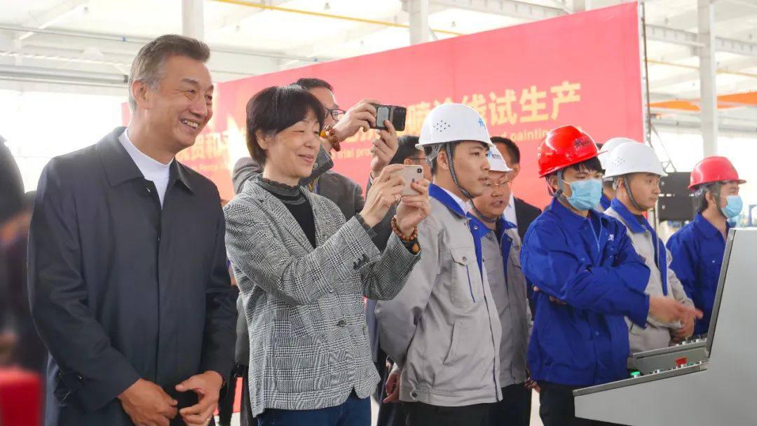 和平铝业衡水基地挤压喷涂线试生产