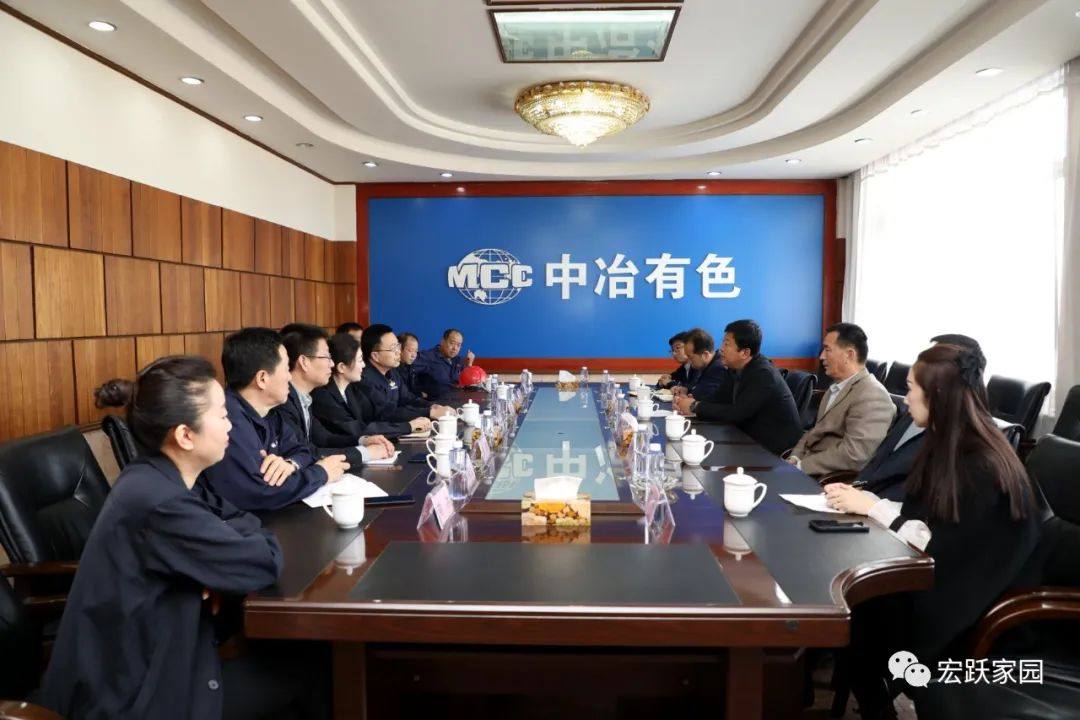 市委宣传部副部长韩任章一行来葫芦岛有色调研