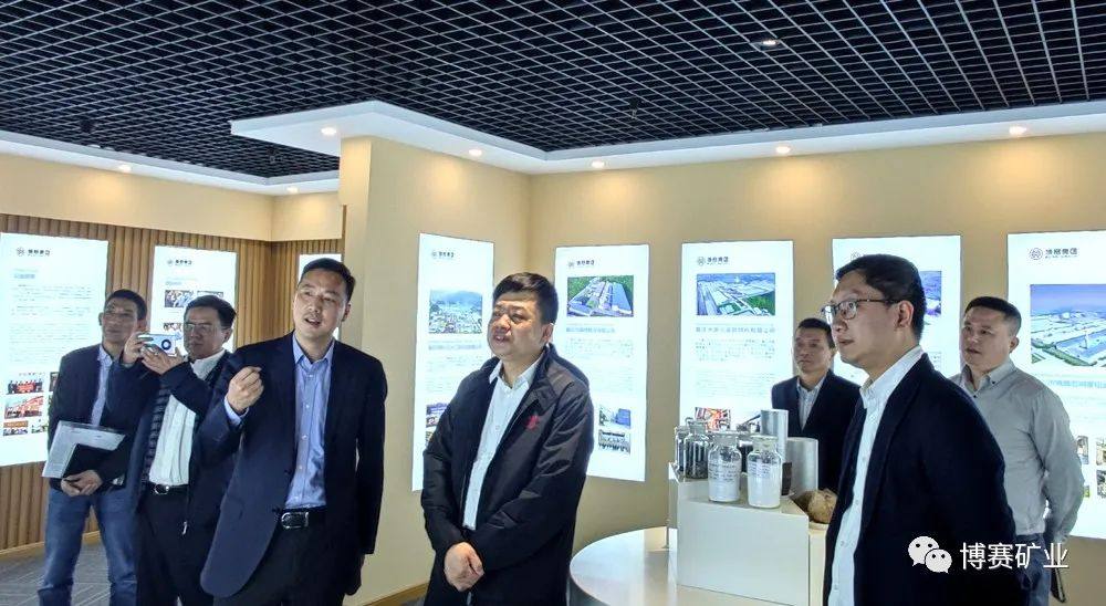 新疆特变电工集团总经理胡述军一行莅临博赛集团总部考察交流