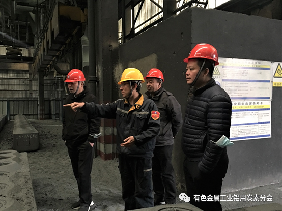铝用炭素分会陈维胜秘书长一行拜访云铝股份源鑫炭素有限公司
