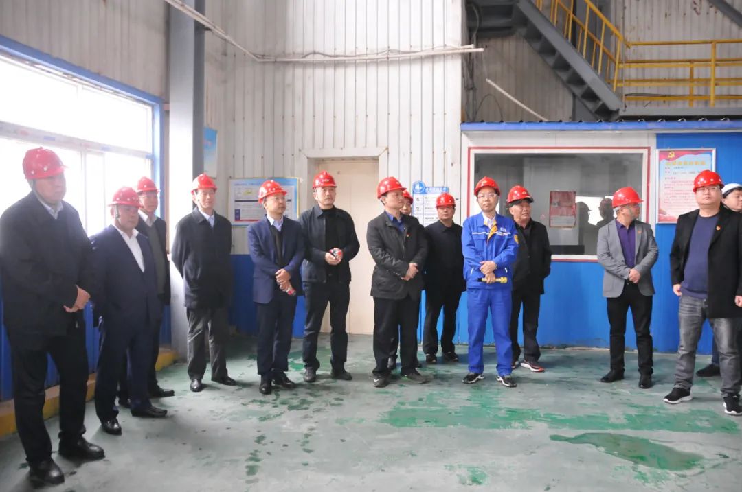 河南省铝基新材料重点企业负责人莅临义翔铝业考察指导