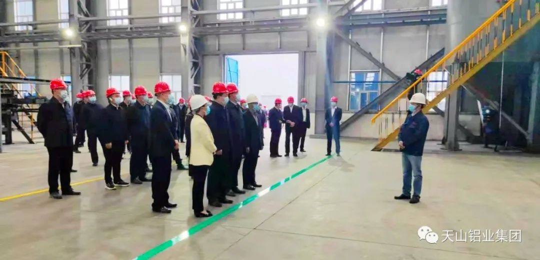 兵团政委王君正一行到南疆碳素参观考察