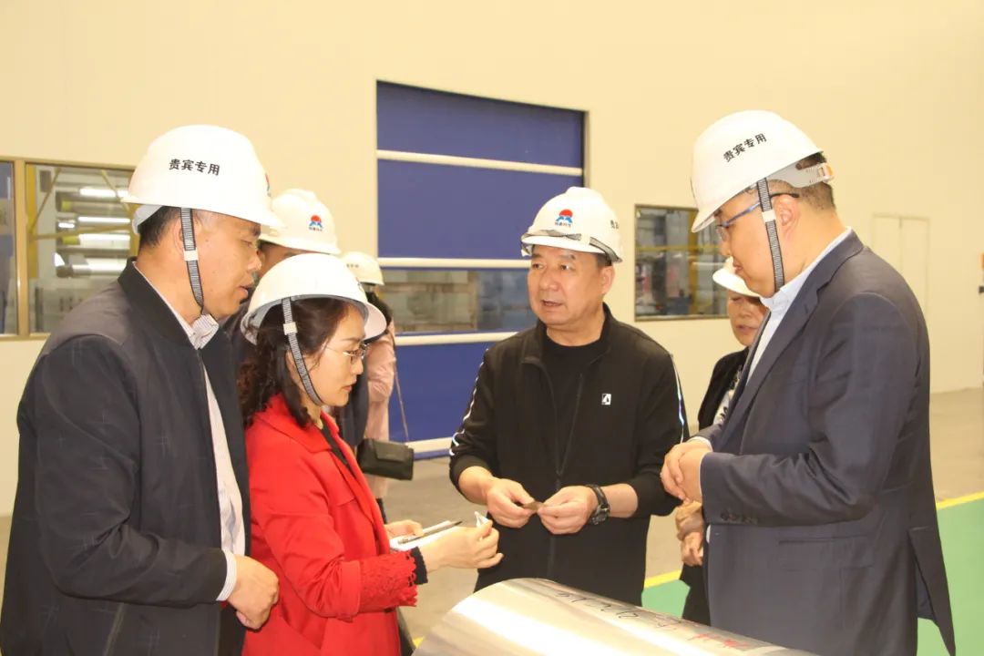 包头市政协副主席云港一行到明泰铝业参观调研