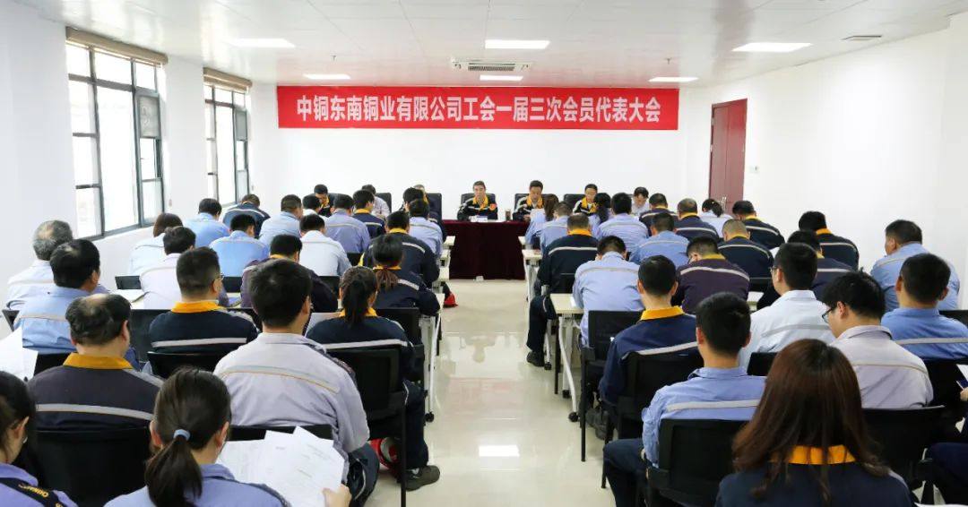 东南铜业工会召开一届三次会员代表大会
