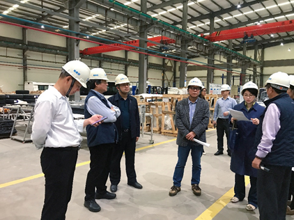 南宁市发展和改革委员会副主任赖承略一行莅临南南铝集团开展重点项目调研