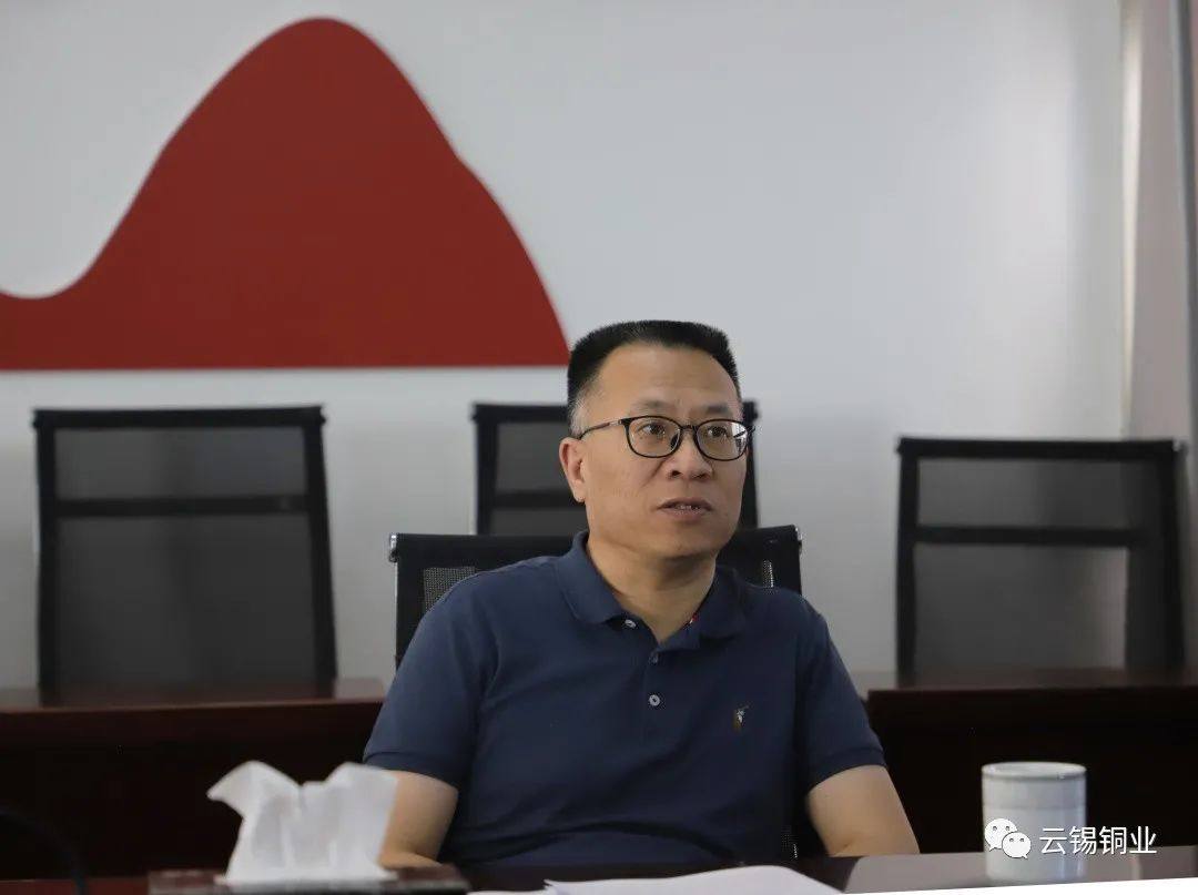 刘俊到云锡铜业检查指导工作